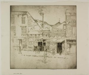 Vorschiff Bar von Bror Julius Olsson Nordfeldt