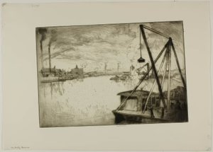 Der schlammige Maumee, Toledo, Ohio