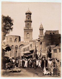 Fest auf den Straßen von Kairo - Fotografie der Zangali-Brüder, späte 19. Jahrhundert von Brothers Zangaki