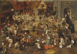 Der Kampf zwischen Karneval und Fasten