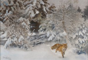 Fuchs in Winterlandschaft, 1938