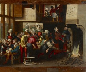 Eine Bordellszene, ca. 1540