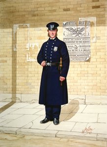 Polizeibeamter im Jahr 1863