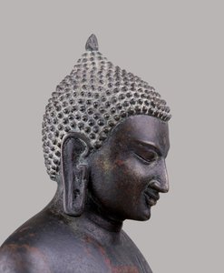 Kopf eines Buddha, Klassischer Pagan-Stil (11.-14. Jahrhundert)