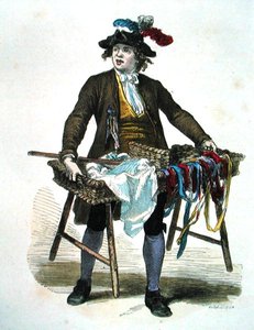 Bänderverkäuferin im Jahr 1774