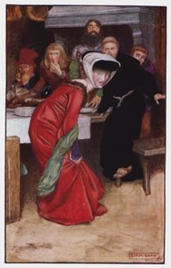 Illustration für The Cloister and The Hearth von Charles Reade von Byam (after) Shaw