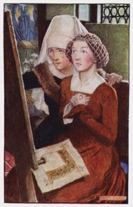 Illustration für The Cloister and The Hearth von Charles Reade von Byam (after) Shaw