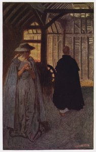 Illustration für The Cloister and The Hearth von Charles Reade von Byam (after) Shaw