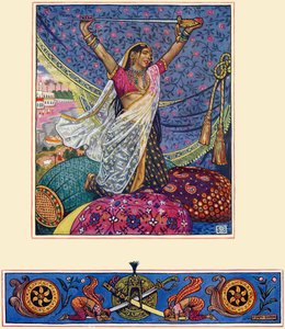 Weniger als der Staub, Gedicht aus Der Garten von Kama von Byam Shaw