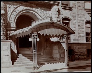 Eingang des Hotel Earlington, 55 West 27th Street, New York, 1906 (Silbergelatineabzug)