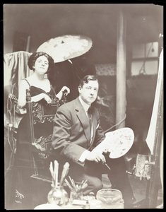 Harrison Fisher und Modell, 1908-9