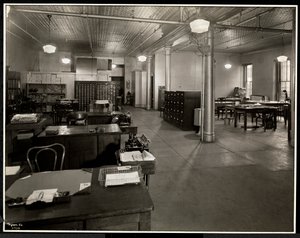 Hauptbüro der Carolyn Wäscherei in der 111 East 129th Street, East Harlem, New York, 1929
