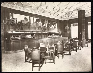 Die Old King Cole Bar im Hotel Knickerbocker, 1906