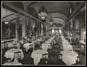 Das Dachgartenrestaurant im Hotel Pennsylvania, 1919