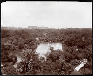 Blick auf den Central Park vom Plaza Hotel, 5th Avenue und 59th Street, New York, 1907