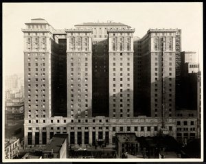 Ansicht der Südseite des Hotel Pennsylvania, 7th Avenue und 32nd Street, New York, 1919