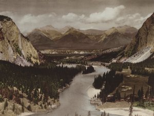 Bow Valley, Banff von Byron Hill Harmon