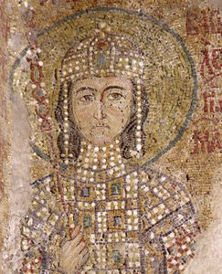 Alexios Komnenos in der Hagia Sophia (Mosaik)
