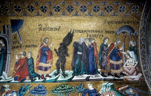 Byzantinische Architektur: das Leben des Heiligen Isidor von Chios von Byzantine