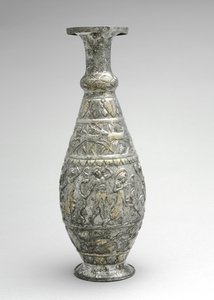Krug (Kanne) mit Szenen von Wild, Meeresfrüchten und Wein, späte 300er Jahre von Byzantine