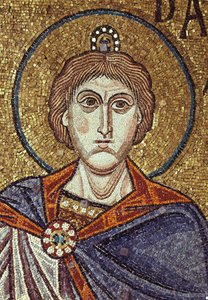 Der Prophet Daniel (Detail) der Innenmosaiken in der St. Markus Basilika, 12. Jahrhundert