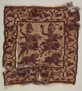 Ornamentales Quadrat von einer Tunika