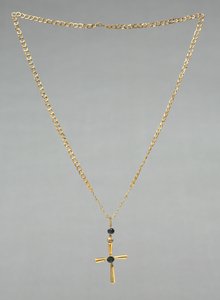 Kette mit Anhängerkreuz, 500er Jahre von Byzantine School