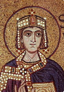 König Salomo (Detail) von Byzantine School
