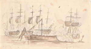 Seeschlacht von C.A. Lorentzen