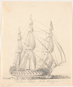 Dreideckiges Schiff - erste Klasse - von C.A. Lorentzen