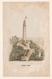Der neue Leuchtturm von Poeloe-Bras, Sumatra von C.D. Wulf (signed by artist)