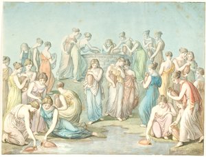 Die Bestrafung der Danaiden von C.G. Kratzenstein Stub