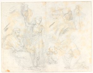 Psyche empfängt die Urne von Proserpina von C.G. Kratzenstein Stub