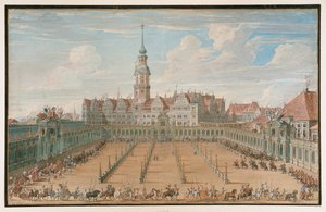 Parade der Damenringrennen, Dresden von C.H. Fritzsche
