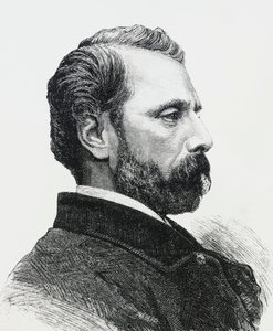 Porträt von Agostino Bertani (1812-1886) im Jahr 1860, italienischer Arzt und Patriot, Gravur von J.B. and Brown J. Rowbotham