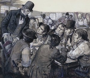 Oberst Despard rekrutiert politische Unzufriedene in den zwielichtigen Verstecken der Londoner Unterwelt von C.L. Doughty