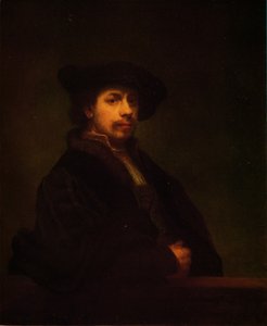 Kopie von Rembrandts Selbstporträt, 1926