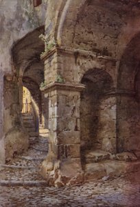 Mittelalterliche Festung, Terracina von C.T.G. Formili