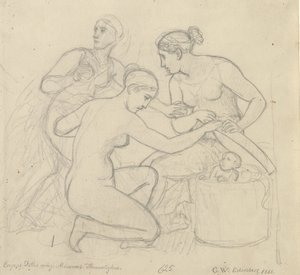 Die Töchter des Cecrops enthüllen Minervas Geheimnisse von Christoffer Wilhelm Eckersberg