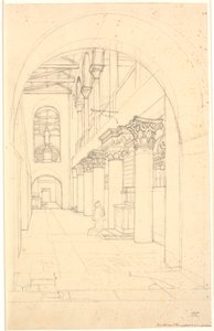 Ein Teil der Kirche S. Lorenzo fuori le Mura, Rom