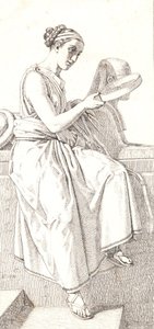 Die Vernunft. Allegorische Figur von Christoffer Wilhelm Eckersberg