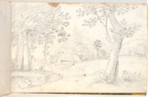 Landschaft, nach grafischer Vorlage?