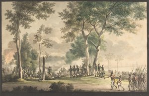 Der Angriff der Livjäger im Classens Garten am 31. August 1807
