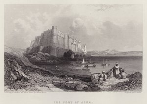 Die Festung von Agra von C. (after) Stanfield