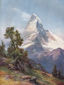 Das Matterhorn von Riffelberg, 1917