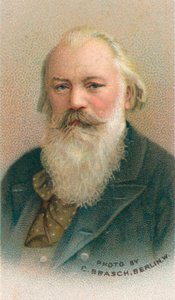 Johannes Brahms 1833-1897 war ein deutscher Komponist und Pianist, 1911