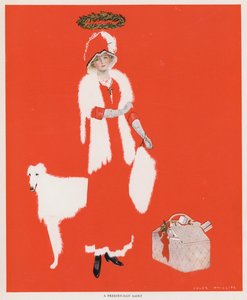 Coles Phillips Mädchen, Eine Heilige der Gegenwart (Farblithografie) von C. Coles Phillips