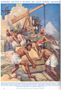 Wo die alten Könige Ägyptens begraben wurden, Illustration aus 