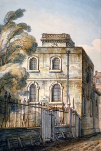 Kirche von All Hallows the Great, Upper Thames Street, London, 1813