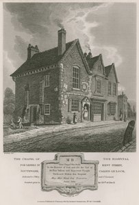 Die Kapelle des Leprahospitals in der Kent Street, Southwark, genannt Le Lock